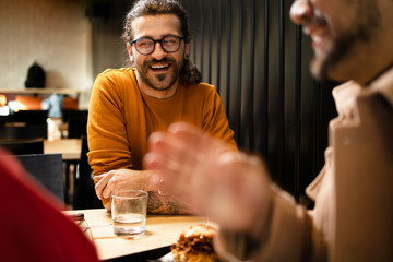 Young People Ordering Food in Fast Food Restaurant	
