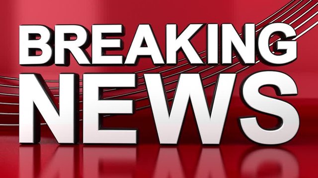 Breaking News 3D Dolly Shot Newsroom Animation