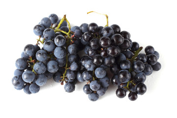 Wine grape isolated on white
