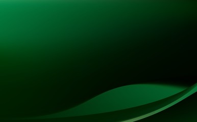 Silk emerald drape for Wallpaper. Green natural background with soft folds