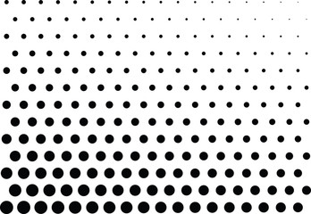 Abstract halftone dotted background. Futuristic grunge pattern, dot and circles.  Vector modern optical pop art texture for posters, sites, business cards, cover, postcards, labels, stickers layout.