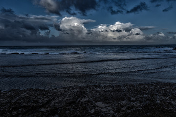Waves on the beach. Atlantic ocean. Somalia