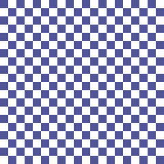 市松模様　青　5