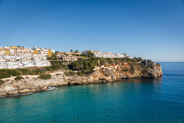 Fototapeta na wymiar Cala Romantica beach in Mallorca