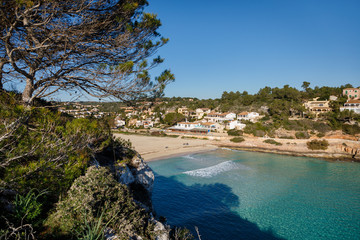 Cala Romantica beach in Mallorca