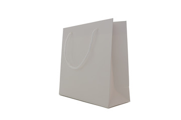 Paper bag  isolated on a white background.