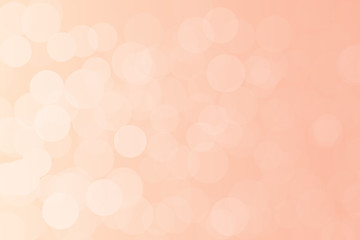 Abstract orange background with bokeh blur effect, bokeh backdrop with soft light background image