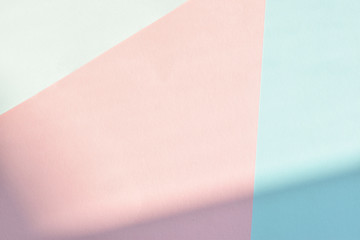 pastel ,soft two tone color or pink and blue, paper with light and shadow as texture fashion...