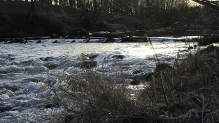 river in winter