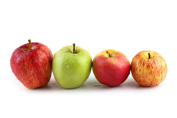 Fuji, gala, granny smith and braeburn apples