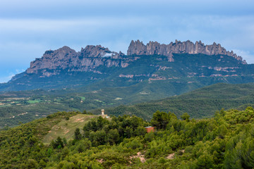Fototapeta na wymiar The Mountain of Montserrat (Catalonia, Spain)