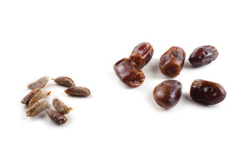 Date fruits and seeds
