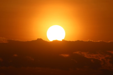 sunrise over Africa, Rwanda