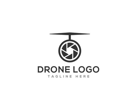 Drone Photography Logo Icon Design Vector