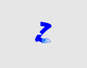 z letter logo. This is a vector.