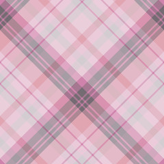 Seamless pattern in amazing light and dark pink and brown colors for plaid, fabric, textile, clothes, tablecloth and other things. Vector image. 2