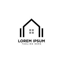 Real Estate , Property and Construction Logo design for business corporate sign . Vector Logo .