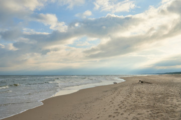 Leba Baltic sea coast