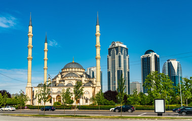 The Heart of Chechnya Mosque in Grozny, Russia