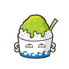 イラスト ：日本の催事　かき氷