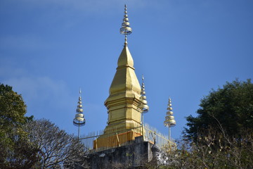 Wat Chom Si Golden Mountaintop Stupa, Luang Prabang, Laos