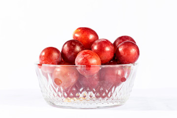 Chilean grapes in a bowl