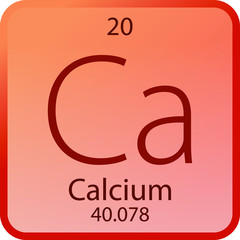 Fototapeta premium calcium icon