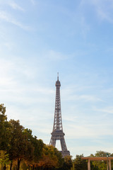 tour eiffel view in the city of paris