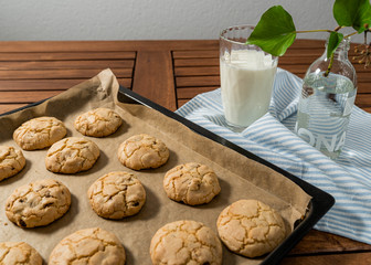 Cookies food sweet biscuit White