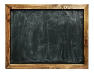 Foto op Aluminium Blank chalkboard in wooden frame © lotus_studio