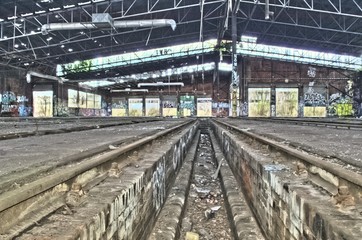 Fototapeta na wymiar Lost Place Güterbahnhof