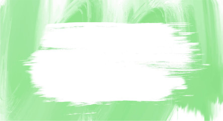 White splash banner with Green watercolor background for your design, watercolor background concept, vector.