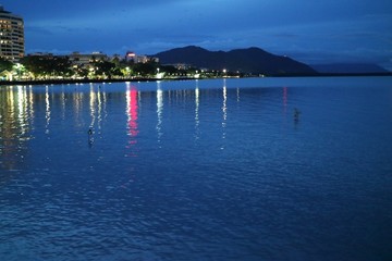 リゾートの夕暮れ