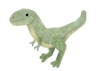 drawing of a cute dinosaur