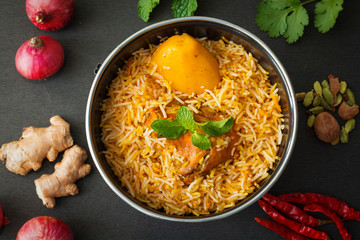 Chicken Biryani Indian Asian rice meal