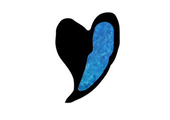 ハートをデザインした背景素材