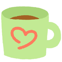 カフェ　マグカップ　コーヒー　ミルクティー