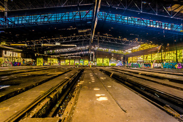 Fototapeta na wymiar Lost Place Güterbahnhof