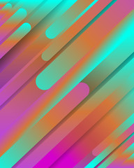 Abstract Background Vibrant Colors Pink Green Orange