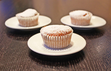 Homemade Autumn Pumpkin Muffin Ready to Eat
