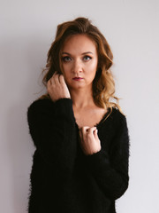 Seductive woman in sexy lingerie