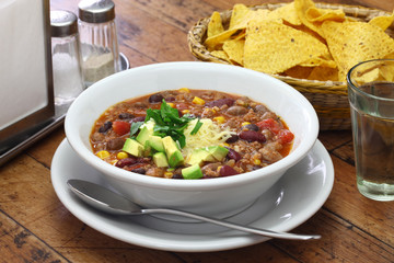 easy taco soup, american food