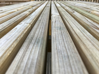 close up of wood texture for garden, fence, background with natural color. 