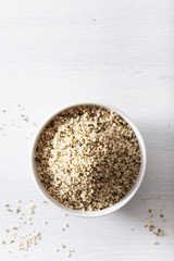 hulled hemp seeds, healthy superfood supplement