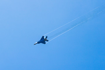 Plane flying