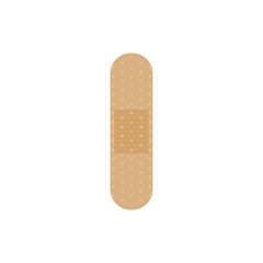 adhesive bandage isolated on white background