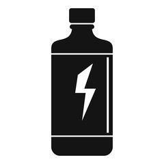 Power energy drink icon. Simple illustration of power energy drink vector icon for web design isolated on white background