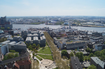 Hamburg Panorama vom Michel