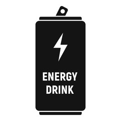 Water energy drink icon. Simple illustration of water energy drink vector icon for web design isolated on white background