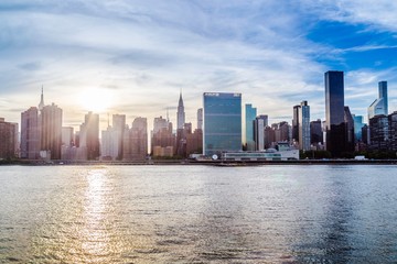 Fototapeta na wymiar skyline of new york city